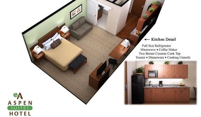 Aspen Suites Hotel Sitka Bilik gambar
